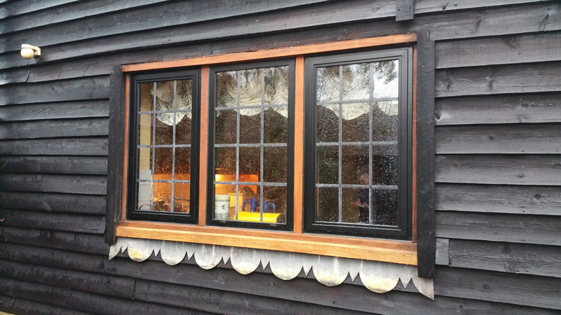 barn with aluminium windows