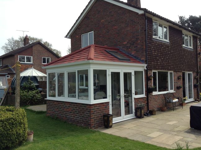 house with guardian warm roof 