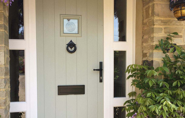 house with solidor door