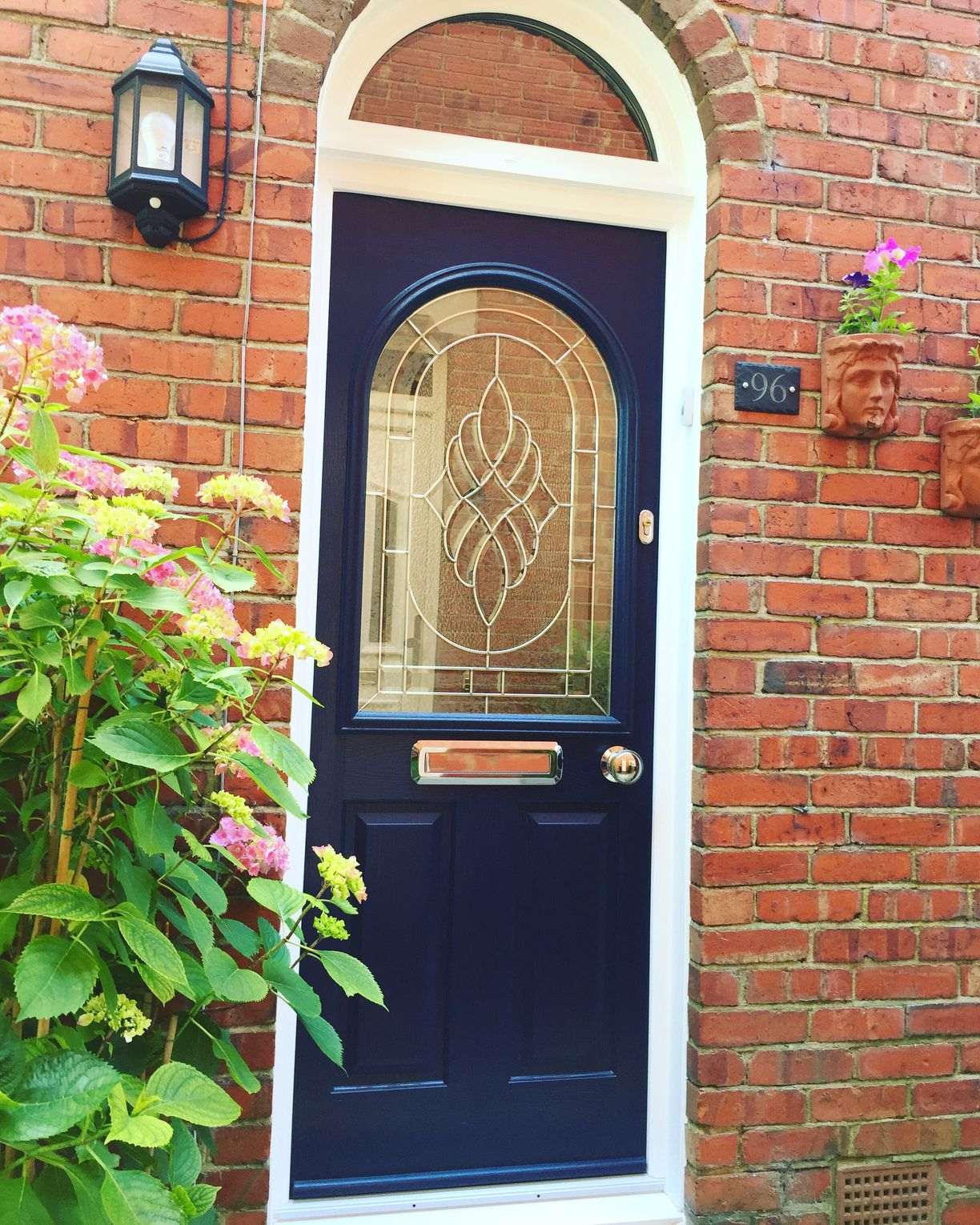 house with solidor door