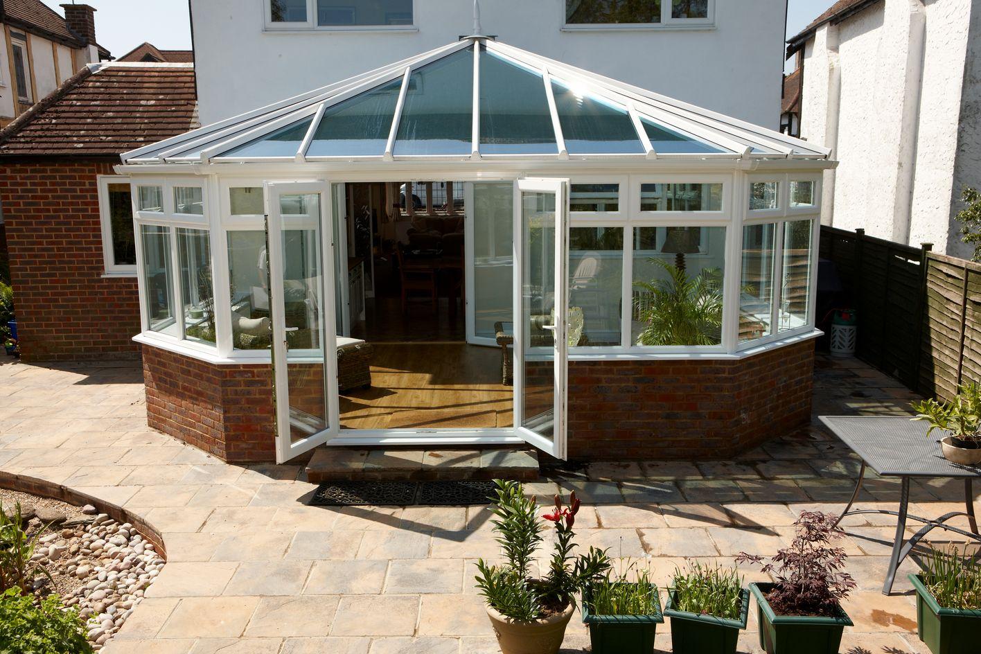 house with classic conservatory range