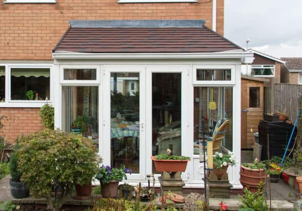 house with solidor door