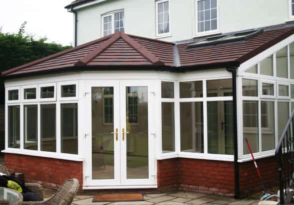 house with solidor door